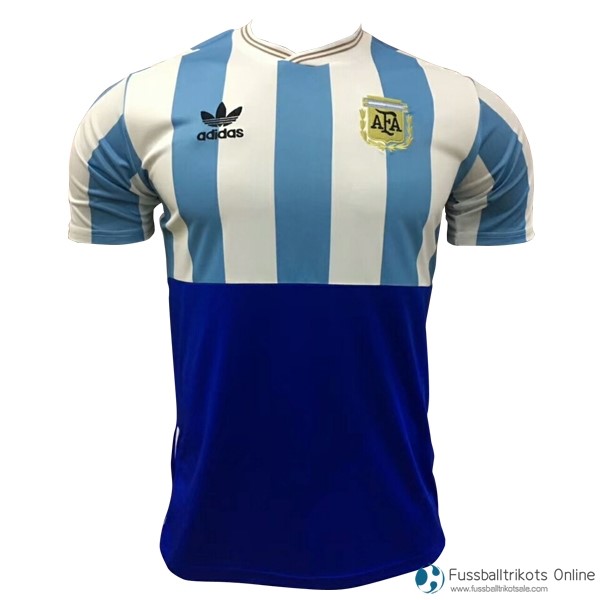 Argentinien Trikot Edición Conmemorativa 2018 Blau Fussballtrikots Günstig